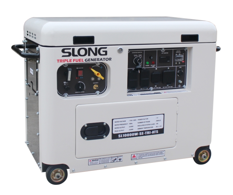 SLONG BRAND SILENT tri fuel generator